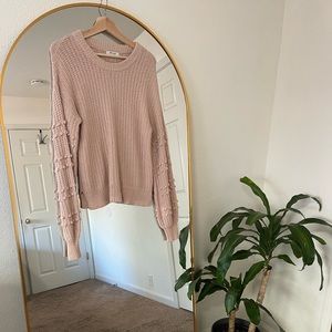 Pink Madewell sweater